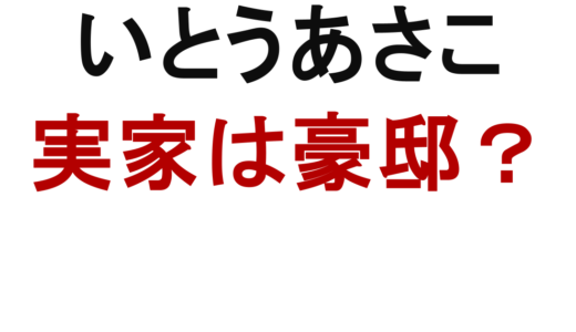 いとうあさこの実家は豪邸？千駄ヶ谷のお嬢様説や父親・家系を解説