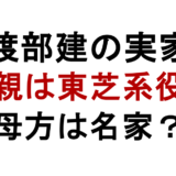 渡部建の実家 父親は東芝系役員 母方は名家？