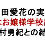 神田愛花の実家 母はお嬢様学校出身 日村勇紀との結婚