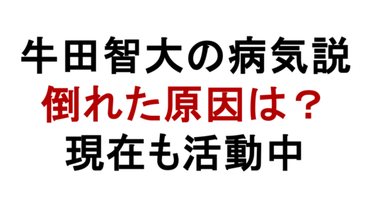 牛田智大の病気説は本当？演奏中に倒れた理由と現在