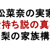 小松菜奈の実家は 金持ち説の真相 山梨の家族構成