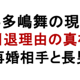 喜多嶋舞の現在 引退理由の真相 再婚相手と長男