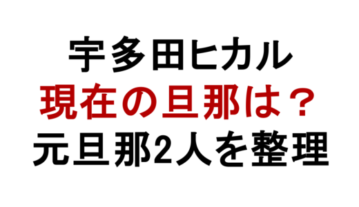 宇多田ヒカルの旦那は現在誰？元旦那2人と外国人夫・紀里谷和明の現在